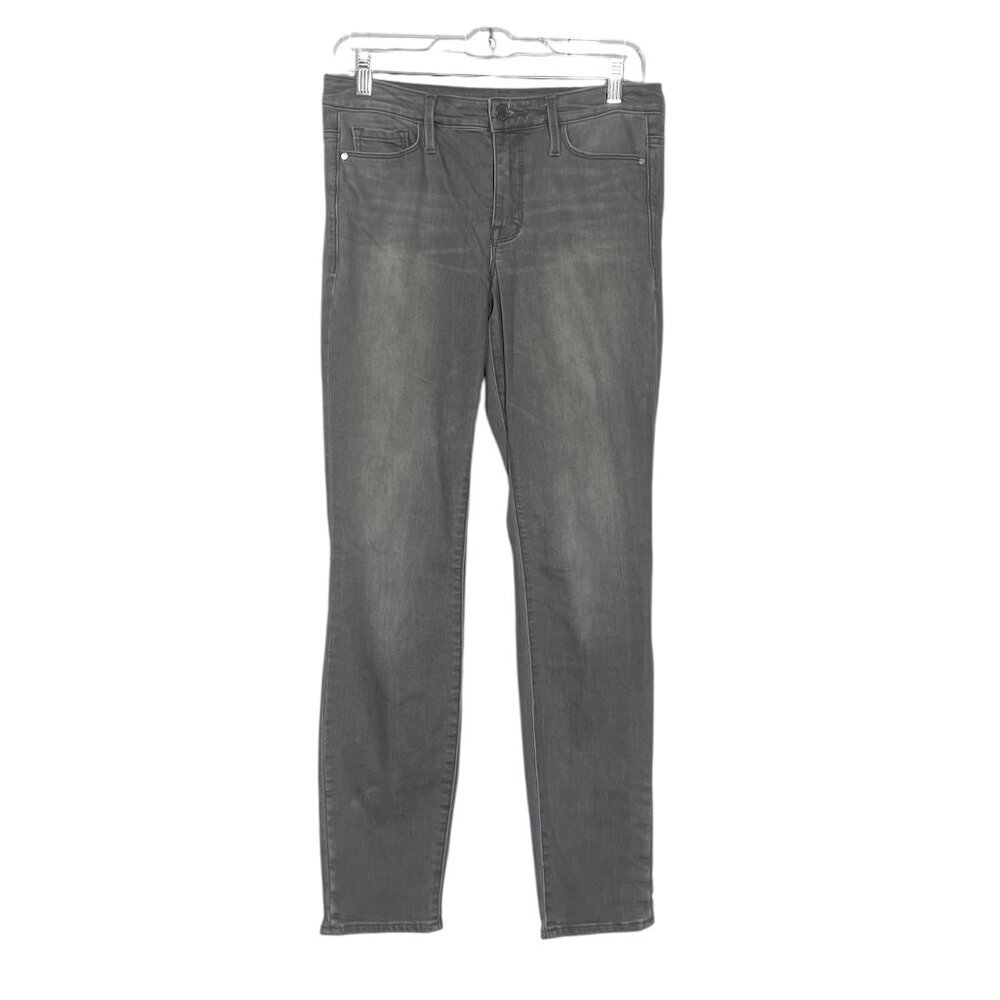 Athleta Grey Sculptek Jeans Stretchy Size 2 Distressed Quartz Wash Comfy